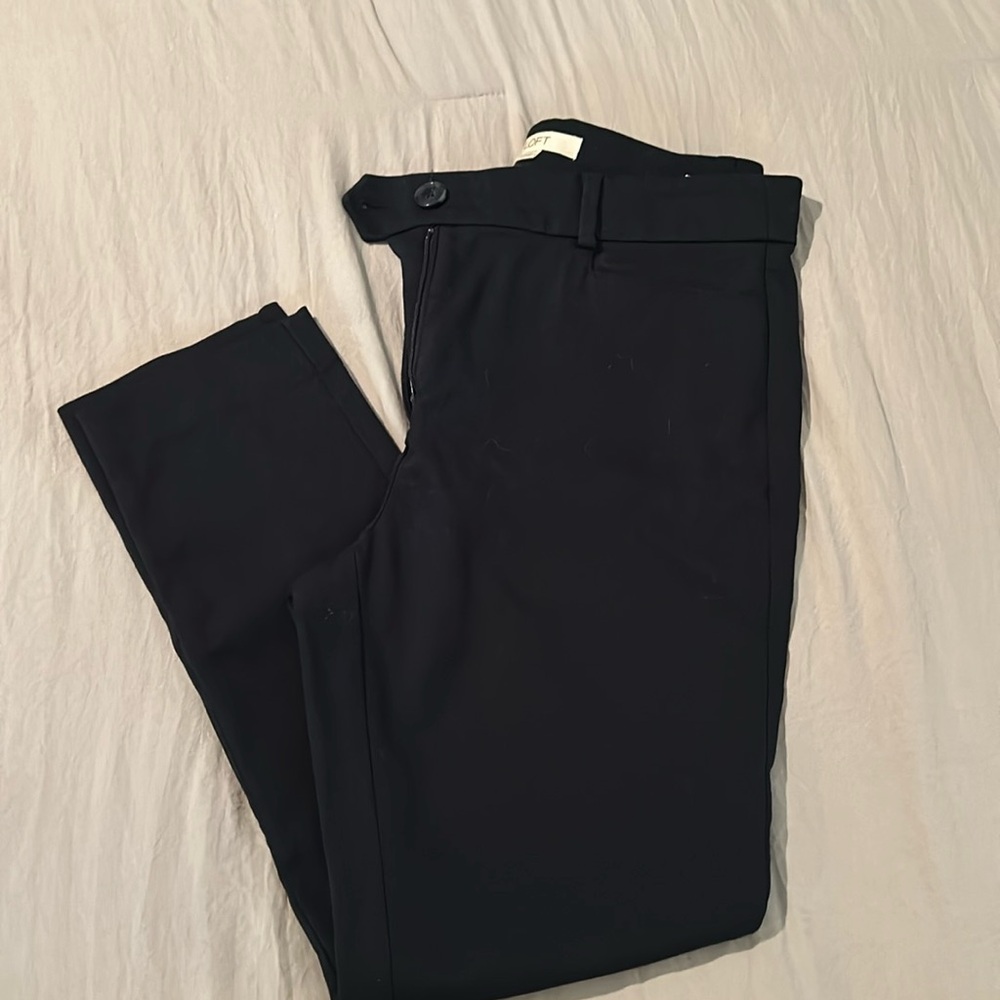 Loft 6P  Curvy Navy dress pants